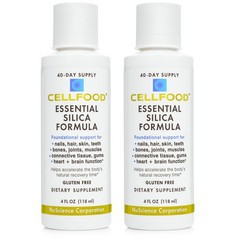 Cellfood Essential Silica AntiAging Formula, 4 fl oz, 2 Pack Supports Health…