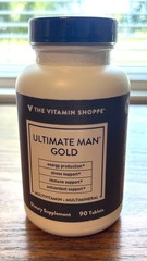 The Vitamin Shoppe Ultimate Man Gold 90 Tablets Multivitamin Sealed Exp 03/2027