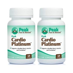 Peak Pure & Natural Peak Cardio Platinum 2 Bottle Pack