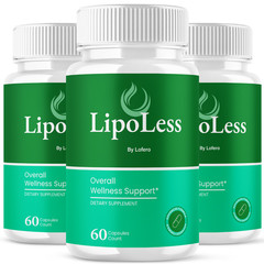 (3 Pack) Lipoless Pills for Weight Loss Lipo Less Fat Burner Diet (180 Caps)