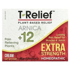 MediNatura T-Relief Arnica+12 Cream (Extra Strength) 8 oz