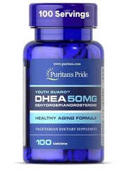 Puritan’s Pride DHEA 50Mg Dietary Supplement, Promote Sugar Metabolism 100 Count