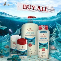 Old Spice Deodorant for Men, Aluminum-Free, Deep Sea 3 Ounce (Pack of 3)