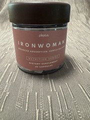 Plexus IRONWOMAN Iron Woman Advanced Absorption Supplement, 30 Capsules #2025
