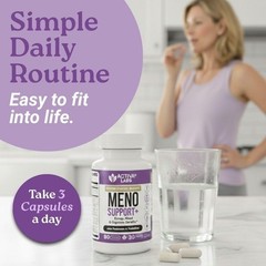 Swiss Activa+ Total Menopause Support 3 Bottles 90 Capsules Vegan Non-GMO