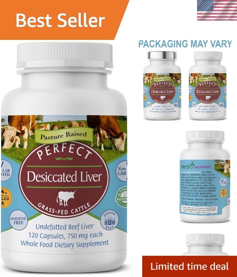 Grass-Fed Desiccated Beef Liver Capsules – Natural Protein & Vitamin Boost