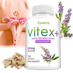 Vitex Capsules Supports Menopausal Symptoms Fertility Hormone Balance 120 Pills