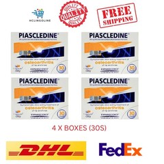 4 X Piascledine 30 Capsules 300mg Anti-rheumatic Osteoarthritis Joint-Pains