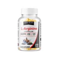 500 Softgels L-Arginine L-Citrulline Nitric Oxide Booster 3000mg, 250 Servings