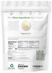 Beef Gelatin Powder, 2lb (32oz) | Premium Source from 32 Ounce (Pack of 1)