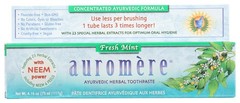 Auromere Freshmint Herbal Toothpaste (12×4.16 Oz), 2.75 Oz Fresh Mint