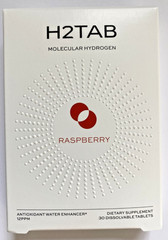 Molecular H2TAB Hydrogen Tablets – 12 PPM – Antioxidant – 30 Tablets – Raspberry