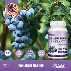 Grape Seed Extract – Max Strength 95% Polyphenols Antioxidant, Heart Health