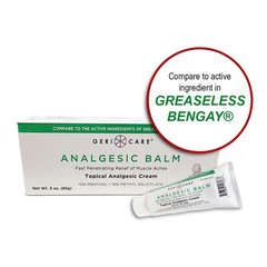 Topical Analgesic Cream, Menthol 10%, Methyl Salicylate 15%, Fast Absorption,…