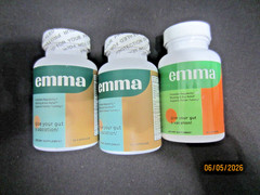 180 Count -Gas and Bloating Relief EMMA Constipation for Gut Health Supplement