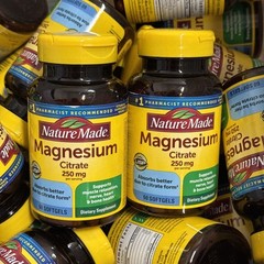 (2) Nature Made Magnesium Citrate 250 mg 60 Softgels Heart Nerve Bone Support