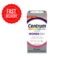 Centrum Silver Multivitamins for Women over 50, Multimineral Supplement with Vit
