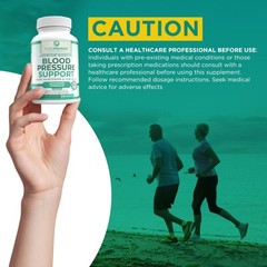 Purepremium Blood Pressure Supplements With Hawthorn Berry, Hibiscus –