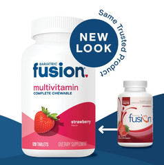 Bariatric Fusion Strawberry Complete Chewable Bariatric Multivitamin 120 Tablets