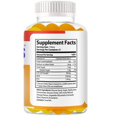 Kids Omega 3 6 9 + DHA Gummies – Brain Booster Focus, Memory & Clarity – 60Gummy