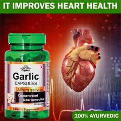 Cipzer Garlic 30 Capsules | Balance Cholesterol, Support Heart & Blood Pressure