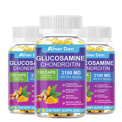 Glucosamine Chondroitin MSM Triple Strength Turmeric Joint Support 2100mg