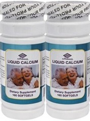 2 bottles Nu-Health Liquid Calcium 160 capsuls x2= 320 capsules