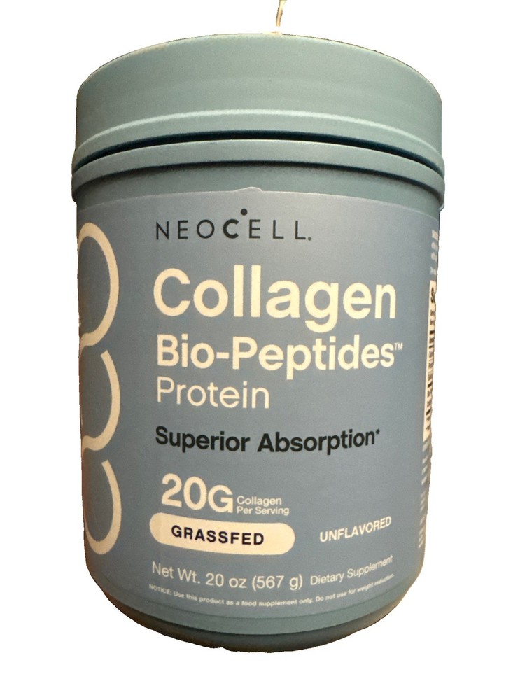 Neocell Collagen Bio Peptides Protein Grass fed Unflavored 20oz