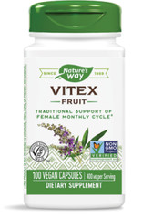 Nature’s Way Vitex Fruit 400mg 100 Caps Traditional Support of Female Cycle