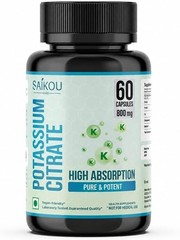 Potassium Citrate 800 mg High Absorption Potassium Supplement – 60 Servings Supp