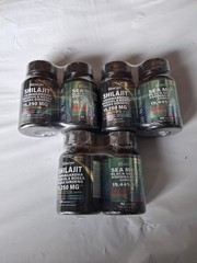 Himiyer 3 Bottles Of Sea Moss & 3 Bottles Of Shilajit 60ct/ea 6 Bottles Total