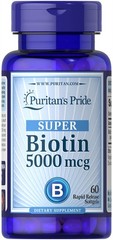 Puritan’s Pride Biotin 5000 mcg – 60 Softgels