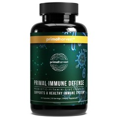 Primal Harvest Primal Immune Defense 10-in-1 Immune Support Supplement, 60 Capsu