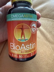 3 x BioAstin Hawaiian Astaxanthin 8mg 60 Soft Gels Exp: 12/26 FREE SHIPPING