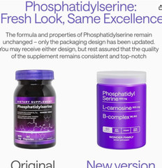 Phosphatidylserine Supplement 600MG – Natural Brain Food Supplement – Potent …