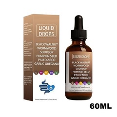 Premium Nutralis Black Walnut Wormwood Gut Cleans Digestive Health Supplement Dr