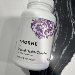 Thorne Thyroid Health Complex with Iodine and Selenium 120 capsules exp: 11/2027