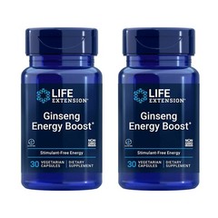 Life Extension Ginseng Energy Boost Supplement Promotes Energy, Stress Relieve