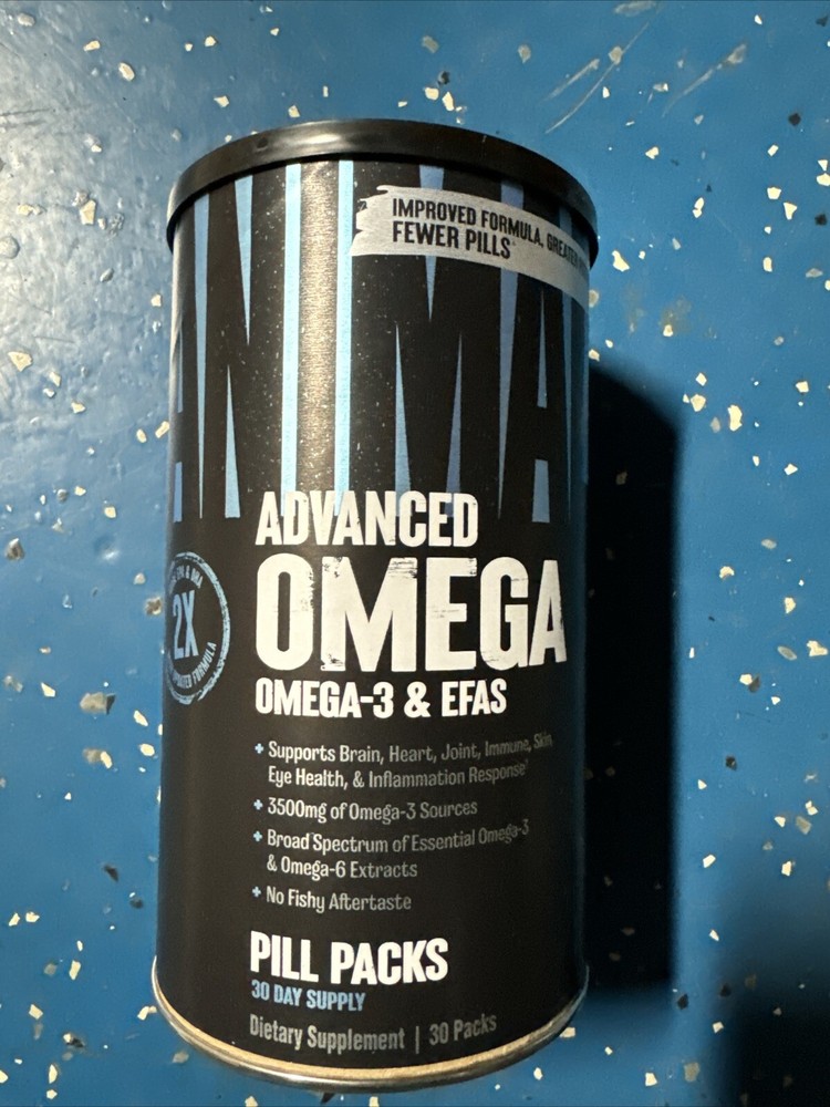 Omega, Animal Omega universal nutrition The Essential EFA Stack, 30 Packs
