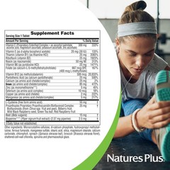 NaturesPlus HemaPlex Iron 10 SlowRelease Tablets 85 mg Chelated Iron Total…