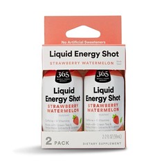 Energy Shot Duo Pack, Strawberry Watermelon, 2 Fl Oz