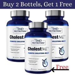 1MD CholestMD Promotes Cholesterol Health New Sealed 60 Capsules (3 Packs)