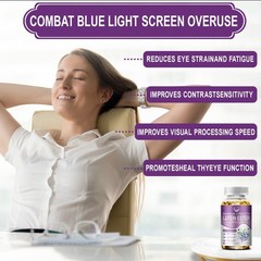 Eye Health Supplement, Lutein and Zeaxanthin, Vision Health, Eye Strain Support