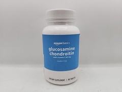 Amazon Basics Glucosamine 1500 mg with Chondroitin and Vitamin C 90 Tabs 12/26
