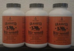 Ancestral Supplements Grassfed Beef Thyroid Supplement 180 Capsule, 500mg 3/2029