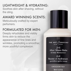The Art of Shaving After-Shave Balm Unscented 3.3 Fl Oz (Pack of 1)