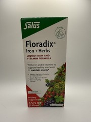 Salus Floradix Iron + Herbs Liquid Iron & Vitamin Formula 8.5 fl oz – Brand New