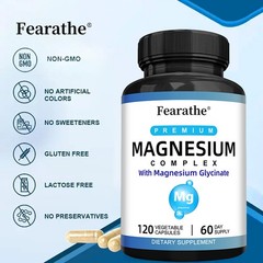 Magnesium Glycinate & Oxide Blend,Supports Relaxation & Daily Wellness,3 bottle