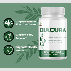 DIACURA-Blood Support- 4 Bottles- 240 Capsules