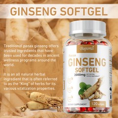 Panax Ginseng 2000mg – High Strength Ginsenosides, Increased Energy & Endurance